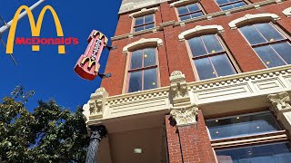 Two Story McDonald's Downtown San Antonio Texas by the Alamo & Riverwalk / Walkthrough Tour Video 4K