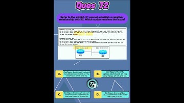 300-410 ENARSI Implementing Cisco Enterprise Advanced Routing and Services Question-72 #ccnpencor