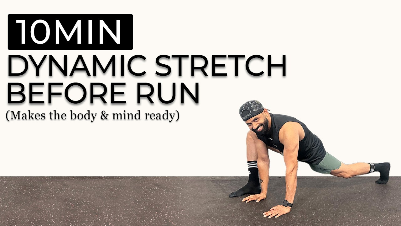 Pre Run Routine Stretch 10 MIN DYNAMIC STRETCH BEFORE RUN | Best Warm Up Routine for Runners ...