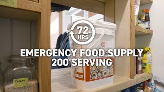 72Hrs Emergency Food Supply - 200 Serving