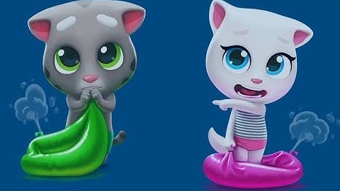 Talking Tom Pool 2017 Octo-Pool Gameplay Level 14 - 32 Complete/ Cartoons Mee