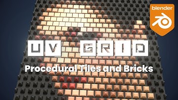 Procedural Tiles and Bricks : UV Grid for Blender - A Tutorial Series - Part 4