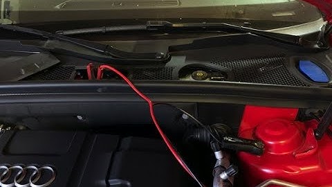 Charge Battery On A5 B8 Cabriolet