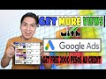 Get More Views With Google Ads | Free 2000 Pesos Google Ad Credit [Philippines]
