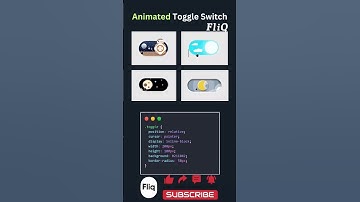 Mind-Blowing Animated Toggle Switch Hack You NEED to Try! 🚀🔥 #FQ