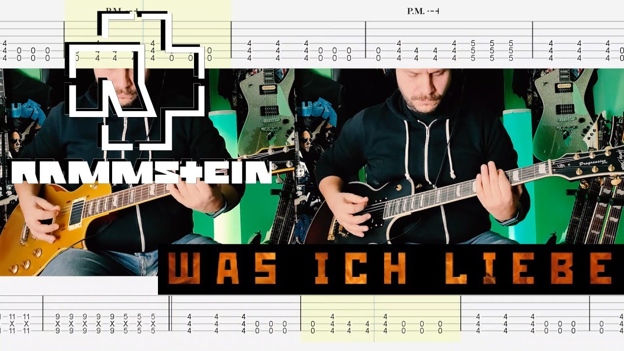 Rammstein - Was Ich Liebe |Guitar Cover| |Tab|