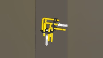 Angular Transmission (90 degrees) (Mechanical Movement Part 148) #mechanism  #animation