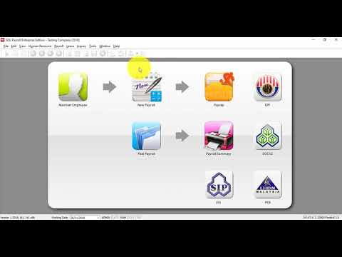 SQL Payroll Software Tutorial 016 Setting Cut Off Date for Final Payroll