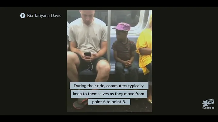 A Heartwarming moment capture in a NYC subways