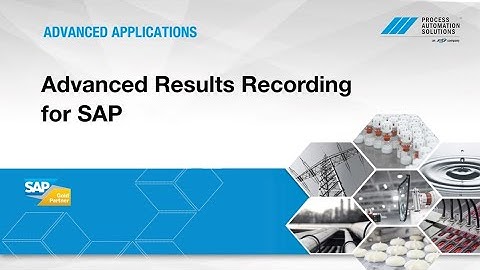 Advanced Results Recording for SAP QM