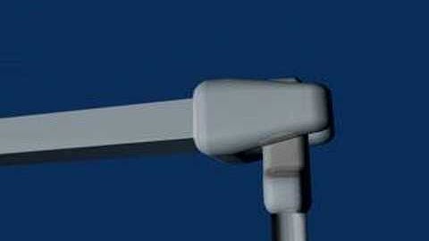 Blender 3d robot leg