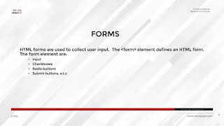 How to create forms in HTML part 1
