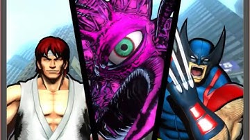 Ultimate Marvel vs Capcom 3: Ryu, Wolverine, and Shuma Gorath arcade playthrough