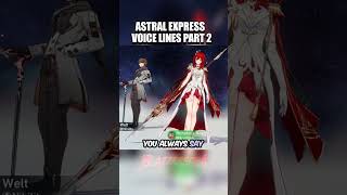 HIMEKO NOVA ASTRAL EXPRESS VOICE LINES Part 2 | Honkai: Star Rail 4.4 #Shorts #HonkaiStarRail