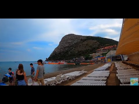 Судак Крым набережная пляж