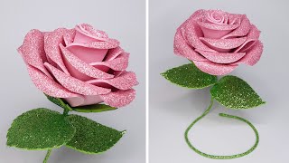 Hermosas Rosas de Foamy Escarchado