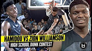 Hamidou Diallo vs Zion Williamson INSANE High School Dunk Contest!! 2020 NBA Contest Preview?