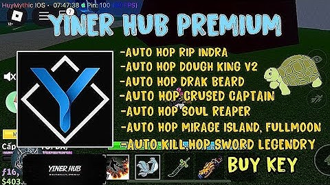 Script Yiner Hub Premium Auto Hop Boss,Mirage Island,Fullmoon,Auto Kill Hop Sword Legendry | KimP