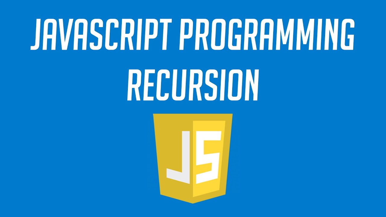 What is Recursion and how to use it in Javascript - YouTube