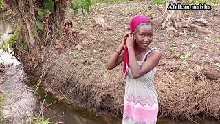 African Village life//bathing in a swamp. #trending #viral
