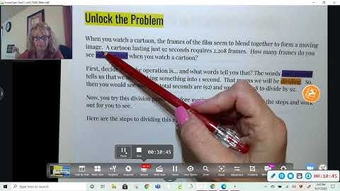 Sept 28 Lesson 1.1 Multi Digit Division Video