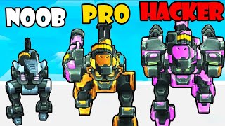 NOOB vs PRO vs HACKER - Mach Runner 3D Part 1 | Gameplay Satisfying Games (Android,iOS)