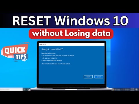 How to Reset Windows 10 without Losing Data