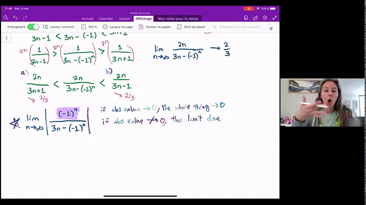 Sequences: Using the Squeeze Theorem on (-1)^n
