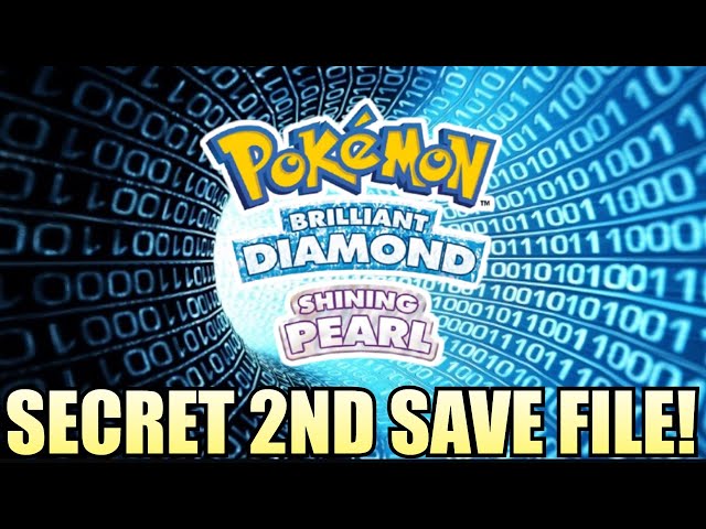 How to save and load game data in Pokémon Brilliant Diamond and