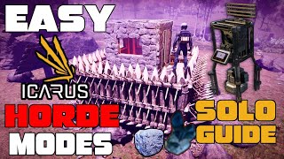 EASY Solo Icarus Horde Modes! Icarus Geyser Guide! *