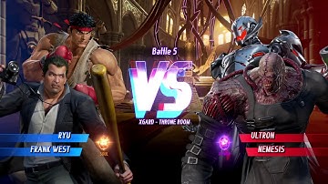 MARVEL VS. CAPCOM: INFINITE Ryu,Frank West Gameplay In Arcade Mode