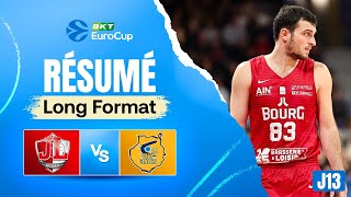 Bourg-en-Bresse vs Gran Canaria - Résumé Long Format - EuroCup J13