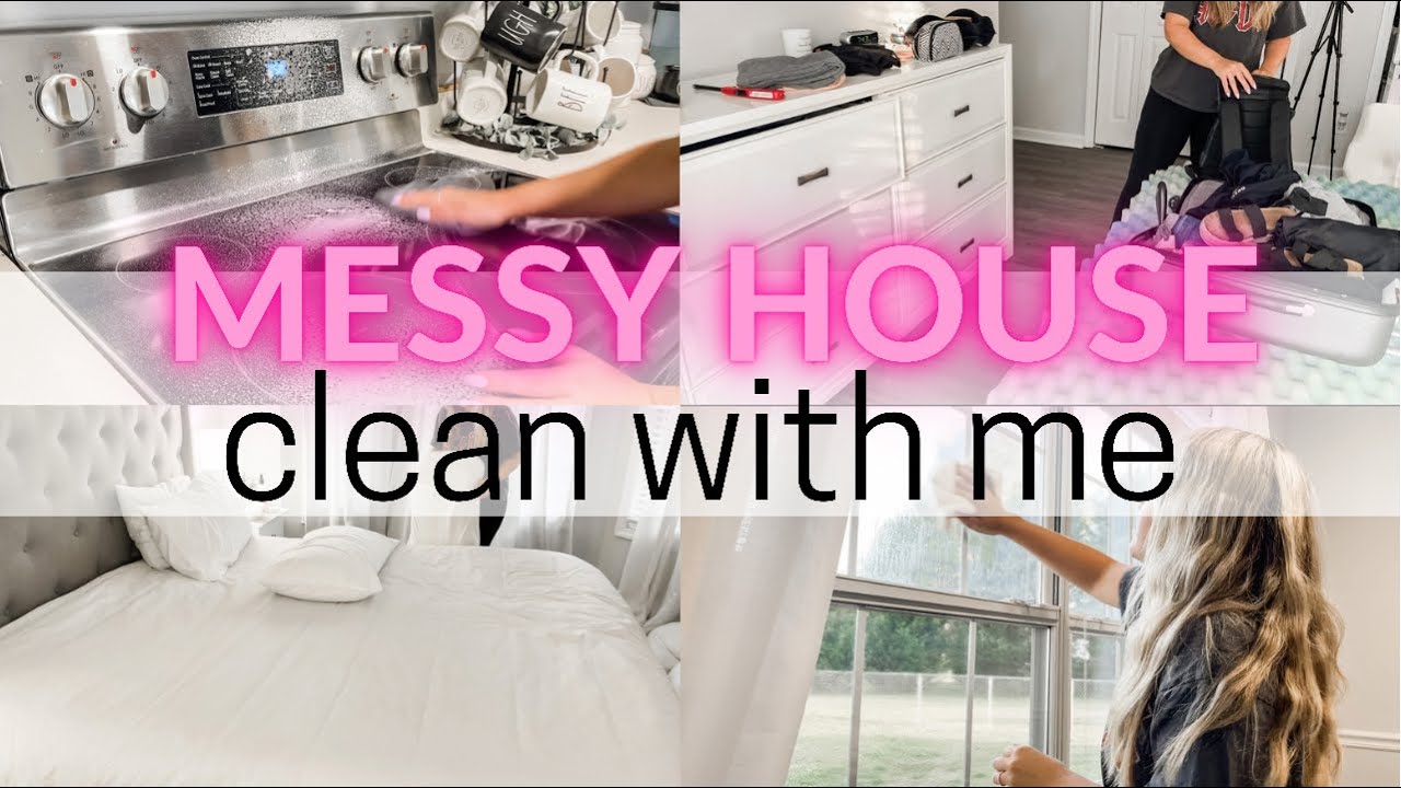 *NEW* MESSY HOUSE CLEAN WITH ME // 2021 EXTREME CLEANING MOTIVATION ...