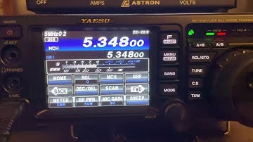 Tuning on 60 meters with the FT-991A