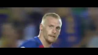 Jeremy Mathieu Goal FC Barcelona vs Alaves 1-2 La Liga 2016 HD