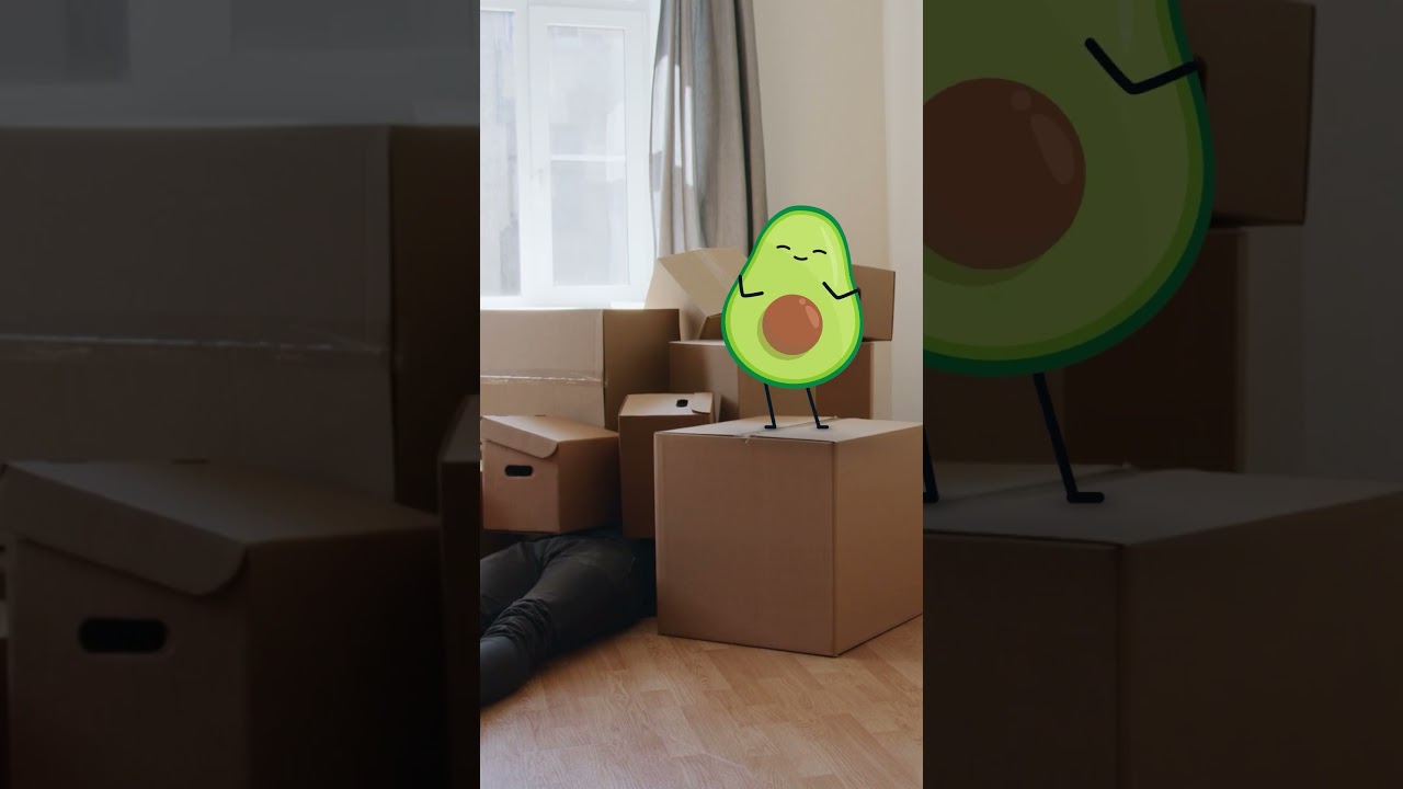 Dancing Avocado | 2D Cartoon in Real Life (Mamushi Dance Inspired)
