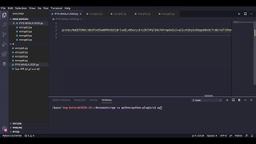 فك تشفير كود ملفات و سكربت python عن طريق كود python