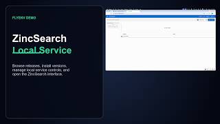 ZincSearch Local Setup in FlyEnv Without Docker | Install Versions, Run Service & Open UI