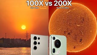 Huawei Pura 70 Ultra VS Galaxy S24 Ultra Live Max Zoom Test Comparison | Sun