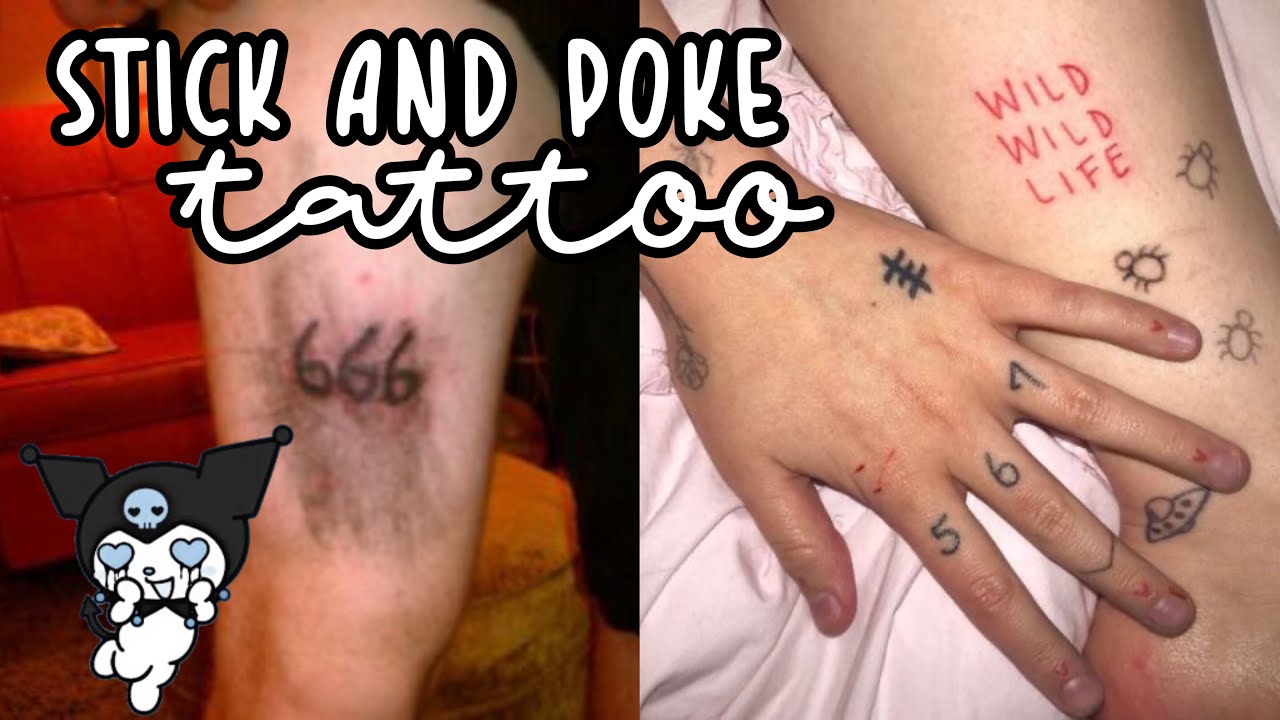 ˚✧₊⁎ stick and poke tattoo tutorial ⁎⁺˳✧༚ (tiktok compilation)