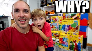 How We Ended Up With a Wall of LEGO Classic Sets