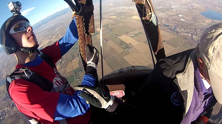 Renegade balloon jump on Veterans Day. Jake, Rache...