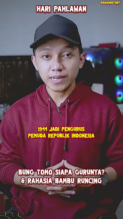 NGERII! 😱 BUNG TOMO Siapa Gurunya & Rahasia BAMBU Runcing! #shorts