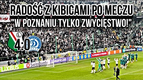 RADOŚĆ Z KIBICAMI PO MECZU! - Legia 4:0 Dynamo Mińsk (07/11/2024) | Legia TV