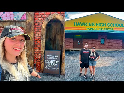 Visiting Stranger Things Locations & Halloween Horror Nights Construction Update - Road Trip Day 1