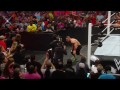 Unseen footage of the brawl between John Cena and WWE World Heavyweight Champion Brock Lesnar