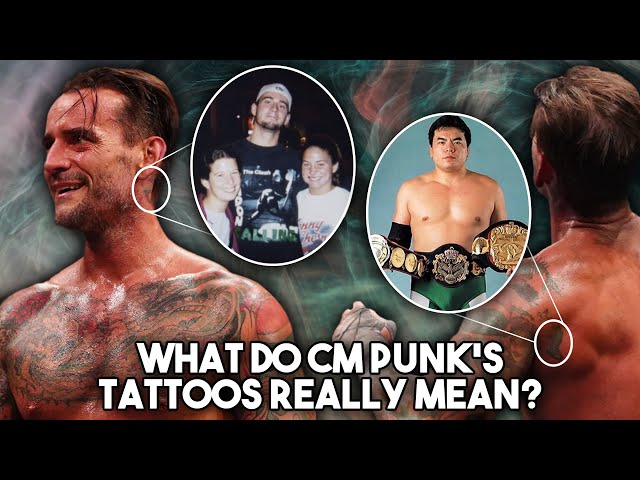 The Hidden Meanings Behind Every CM Punk Tattoo - YouTube