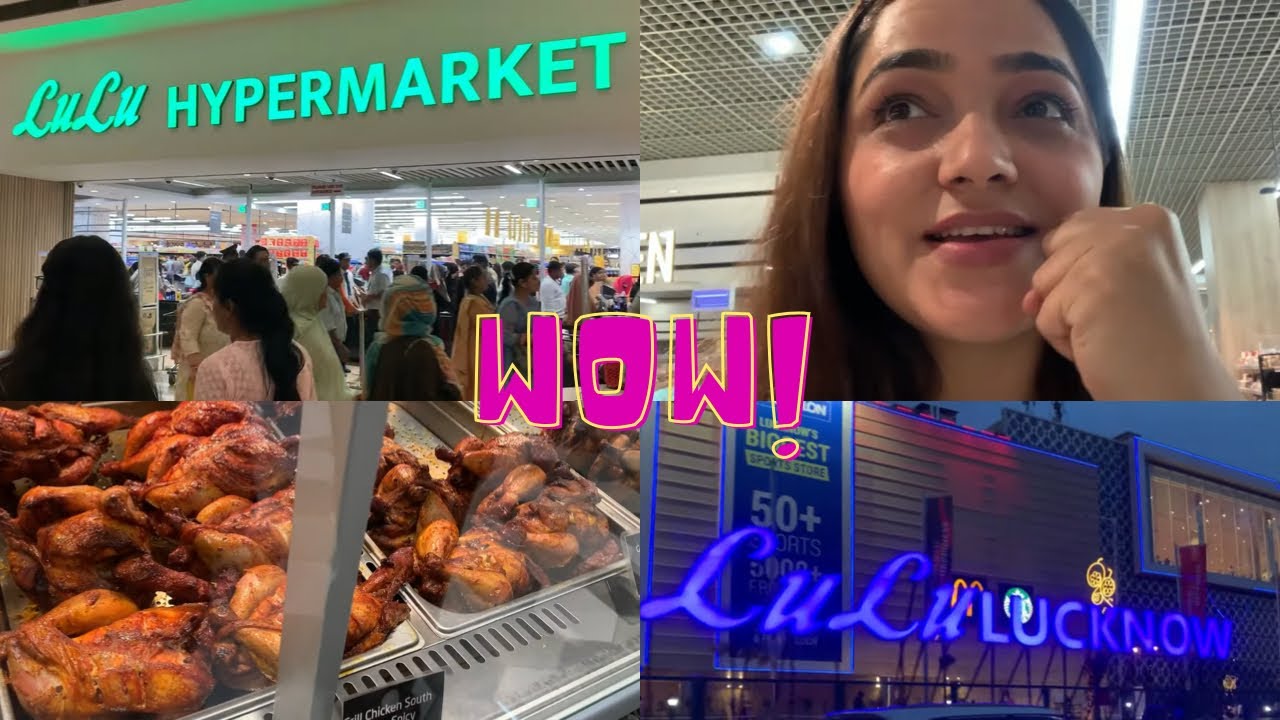 Lulu Hypermarket Lucknow 🤩 Lulu Mall Asia’s Biggest Mall in Lucknow | Lulu Mall | habiba hashmi