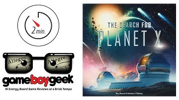 The Search for Planet X (2-min Allegro) Review with the Game Boy Geek