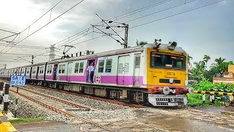 EMU Local Train Dangerous & Furious Skipped At Railgate